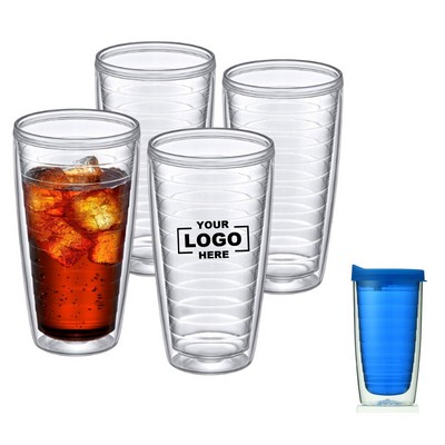 Insulated Double-Wall Plastic Tumblers