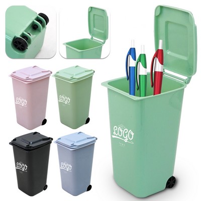 Mini Garbage Trash Bin Pen Holder