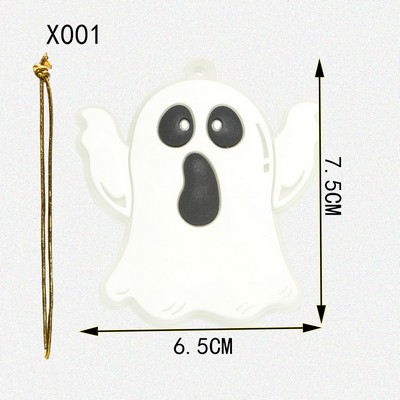 Silicone Scared Ghost Keychain