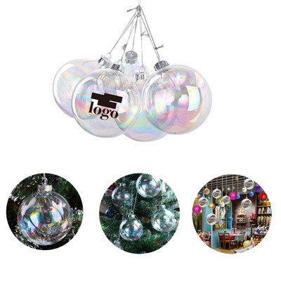 Clear Glass Ball Ornaments