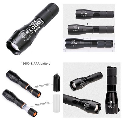 Compact Tactical LED Flashlight