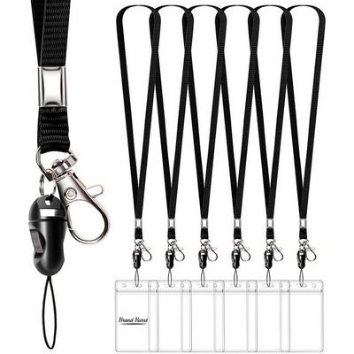 Neck Lanyard With ID Badge Holder