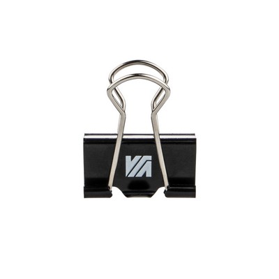 Binder clip 25mm black/white