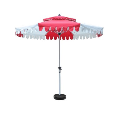 2-Tier Patio Custom Umbrella