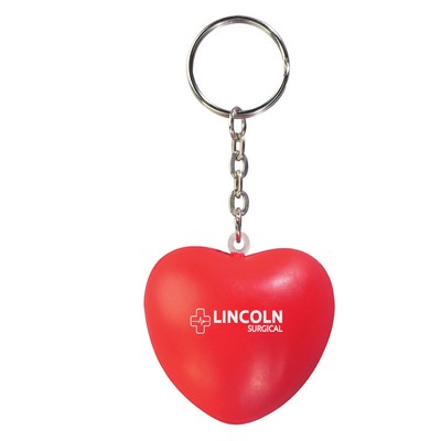 Heart Stress Reliever Key Chain