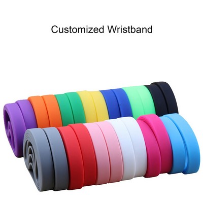 Solid Color Silicone Wristband