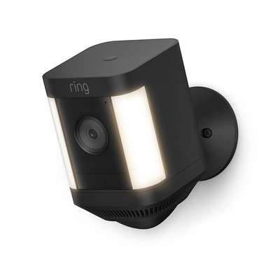 Ring Spotlight Cam Plus,Battery Two-Way Talk,Color Night Vision, and Security Siren (2022 release)