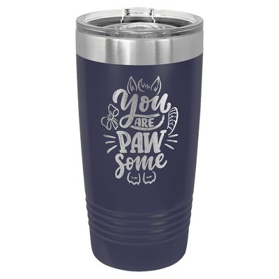 Navy Blue Polar Camel Ringneck 20 oz Tumbler w/Slider Lid