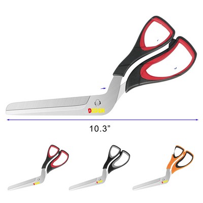 Pizza Scissors Pizza Cutter with Food-Grade Sharp Stainless Steel Blade and Soft Grip Handle