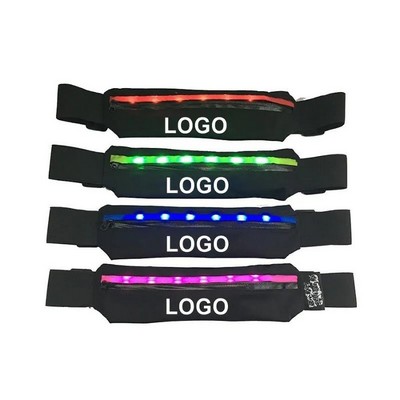 Reflective Safety Running LED Fanny Pack