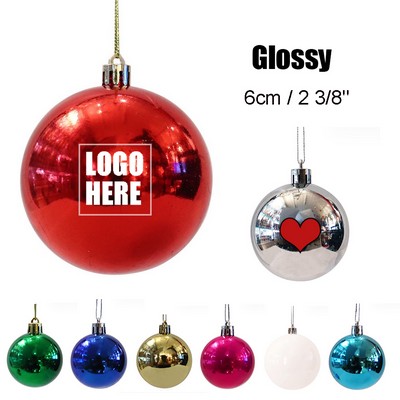 2 3/8''Christmas Tree Decoration Balls - Glossy