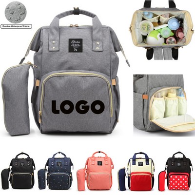 Fashionable Mommy Bag With Baby Bottle Bag