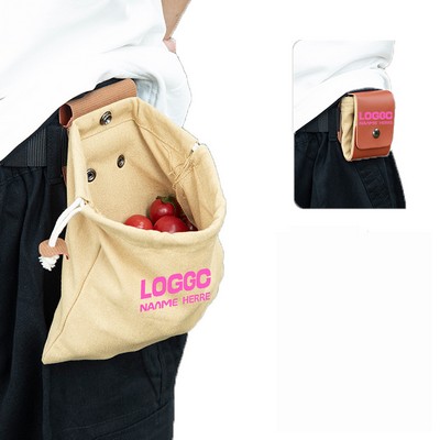 Outdoor Belt Tool Foraging Fruit Picking Bag