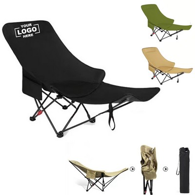 Reclining Camping Chair with Removable Footrest