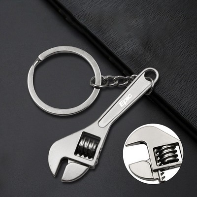 Mini 3D Wrench Shaped Key Chain