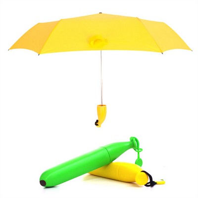 Travel Mini Banana Shaped Umbrellas