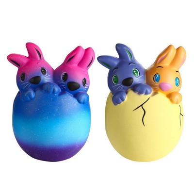 Easter Egg Double Bunny Stress Reliever