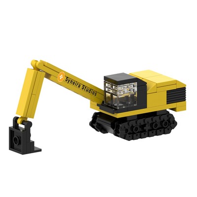 Excavator Semi-Custom Stock Toy Brick Kit