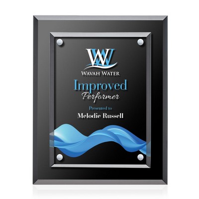 VividPrint™ Plaque - Lexicon/Silver 7"x9"