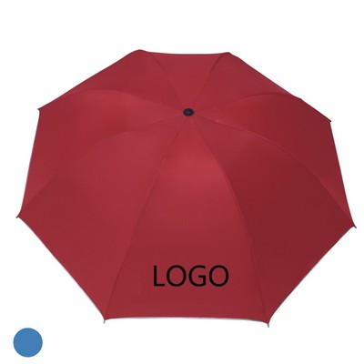 8-Bone Folding Manual Sun Protection And Sunshade Umbrella