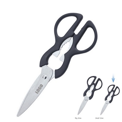 Multi Functional Small Kitchen Scissors with Bottle Opener