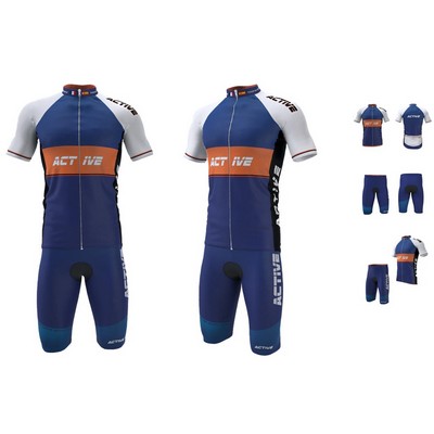 Unisex Full Sublimation Premium Cycling Jersey & Shorts Set