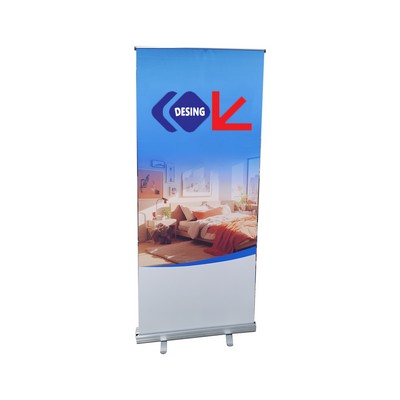 Custom 79" X 31.5" Roll Up Easy Assemble Banner