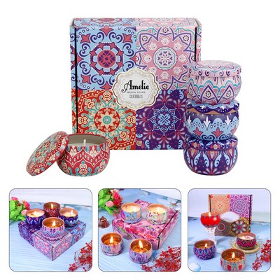 4 Pack Scented Candle Gift Set