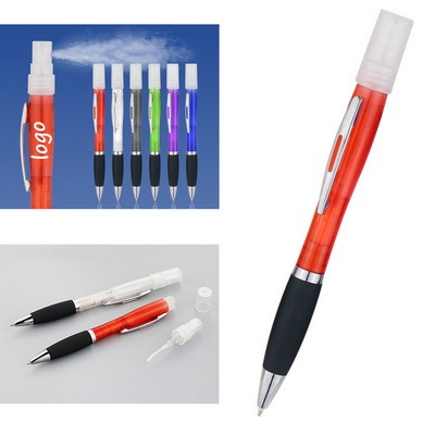 Metal Pen With Refillable Spray Bottle