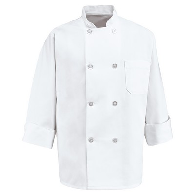 Red Kap Eight Pearl Button Chef Coat