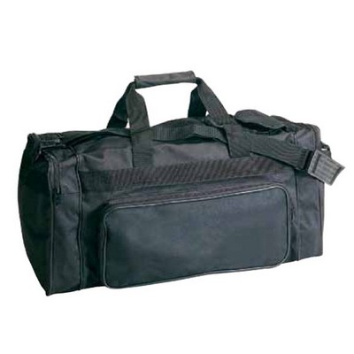 Travel Bag w/Double Zippered Main Compartment