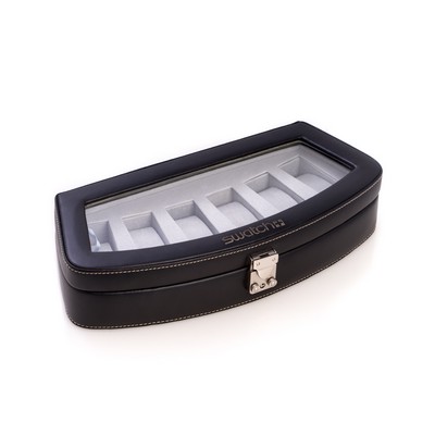 Watch Box - Black Leather