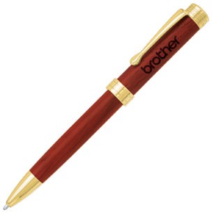 Wooden Rosewood Retractable Ball Point Pen