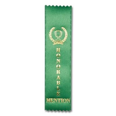 2"x8" Honorable Mention Lapel Stock Award Ribbon