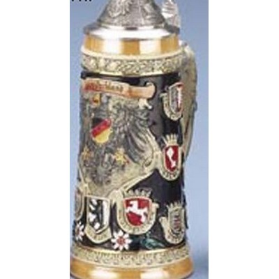 11-1/8" Deutschland Eagle Crest Stein Mug