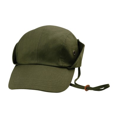 Solid Color Twill Fishing Hat w/ Chin Cord