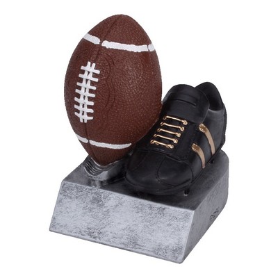 4" Football Color Tek Resin Trophy