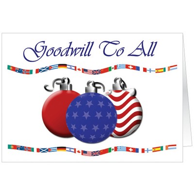 America Holiday Greeting Card