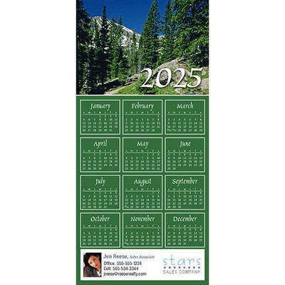 Full Color Z-Fold Calendar Greeting Cards w/Imprinted Envelopes (15"x7")