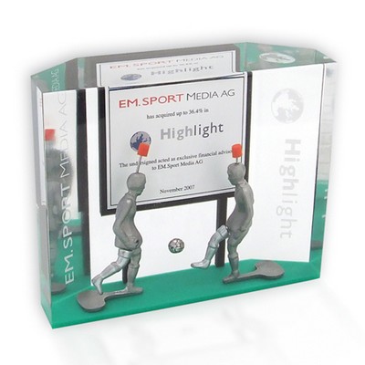 Trapezoid Embedment/Award/Paperweight