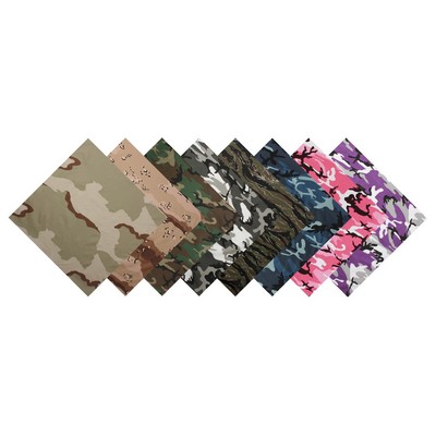 Jumbo 27" Camouflage Bandana