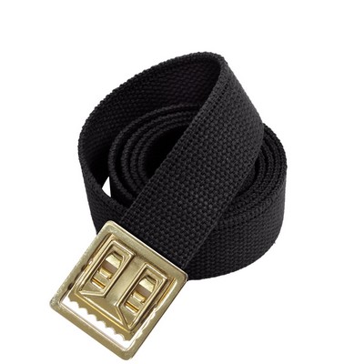 54" Military Color Web Belt w/Open Face Buckle