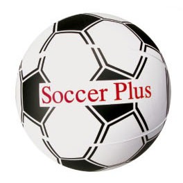 6" Inflatable Soccer Beach Ball