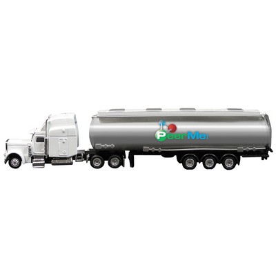 1/87 Scale 7.5" Oil Tanker Die Cast Replica with Full Color Graphic Decals (u)