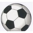 Soccer Ball Stock Temporary Tattoo