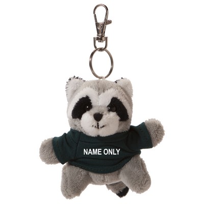 Raccoon Plush Keychain