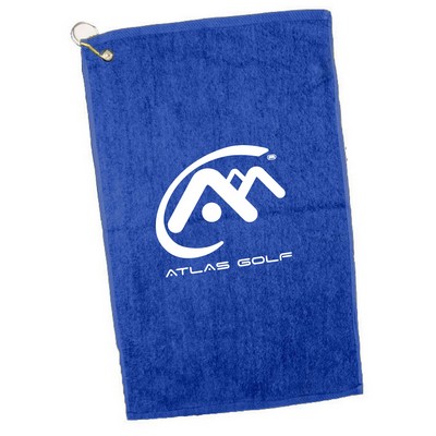 Colored Velour Golf/ Hand Towel - 1 Color (16"x25")