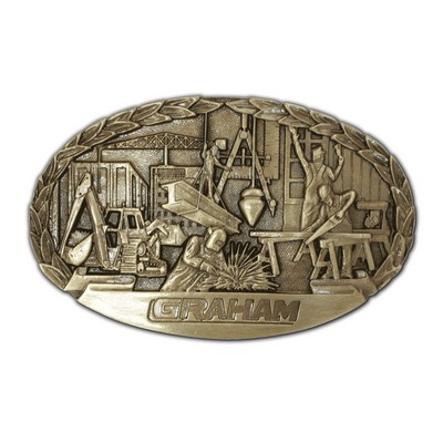 Classic Belt Buckle (2" x 3")