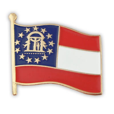 Georgia State Flag Pin