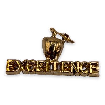 Excellence w/Apple Lapel Pin